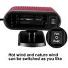 Car 12V Portable Electric Window Heater Heating Dryer   Fan Defroster Demister (Red)