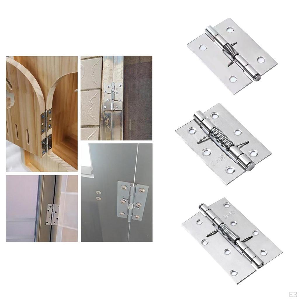 6 шт. пружинных дверных петель для гаража, сменная фурнитура из нержавеющей стали