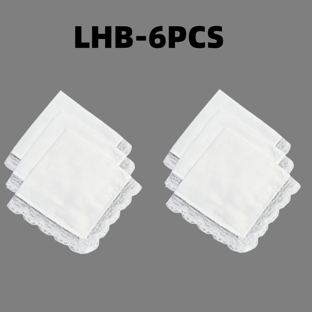 Чисто-белый хлопковый кружевной носовой платок ручной работы с граффити