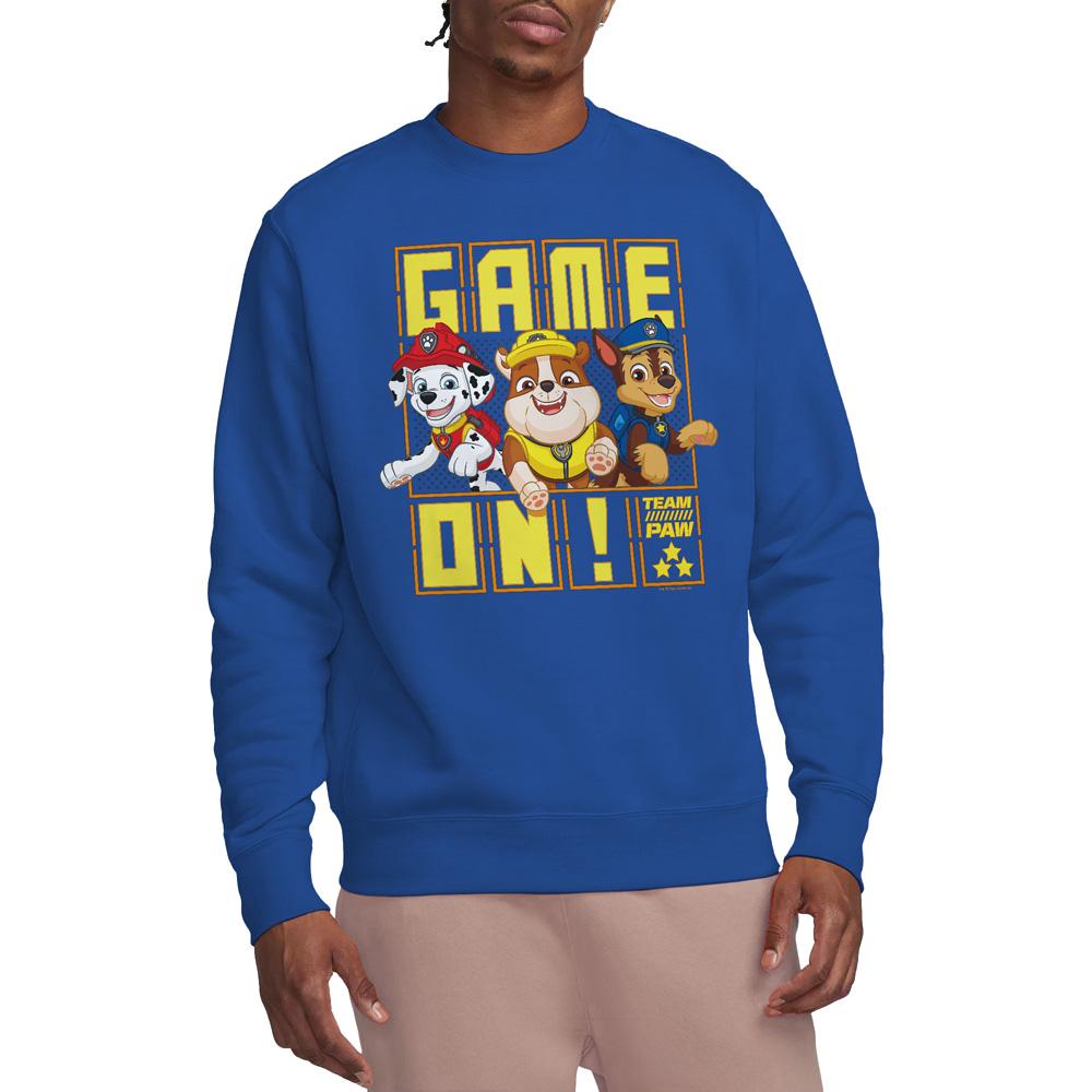 Paw Patrol Unisex Adult Game On Team Paw Sweatshirt