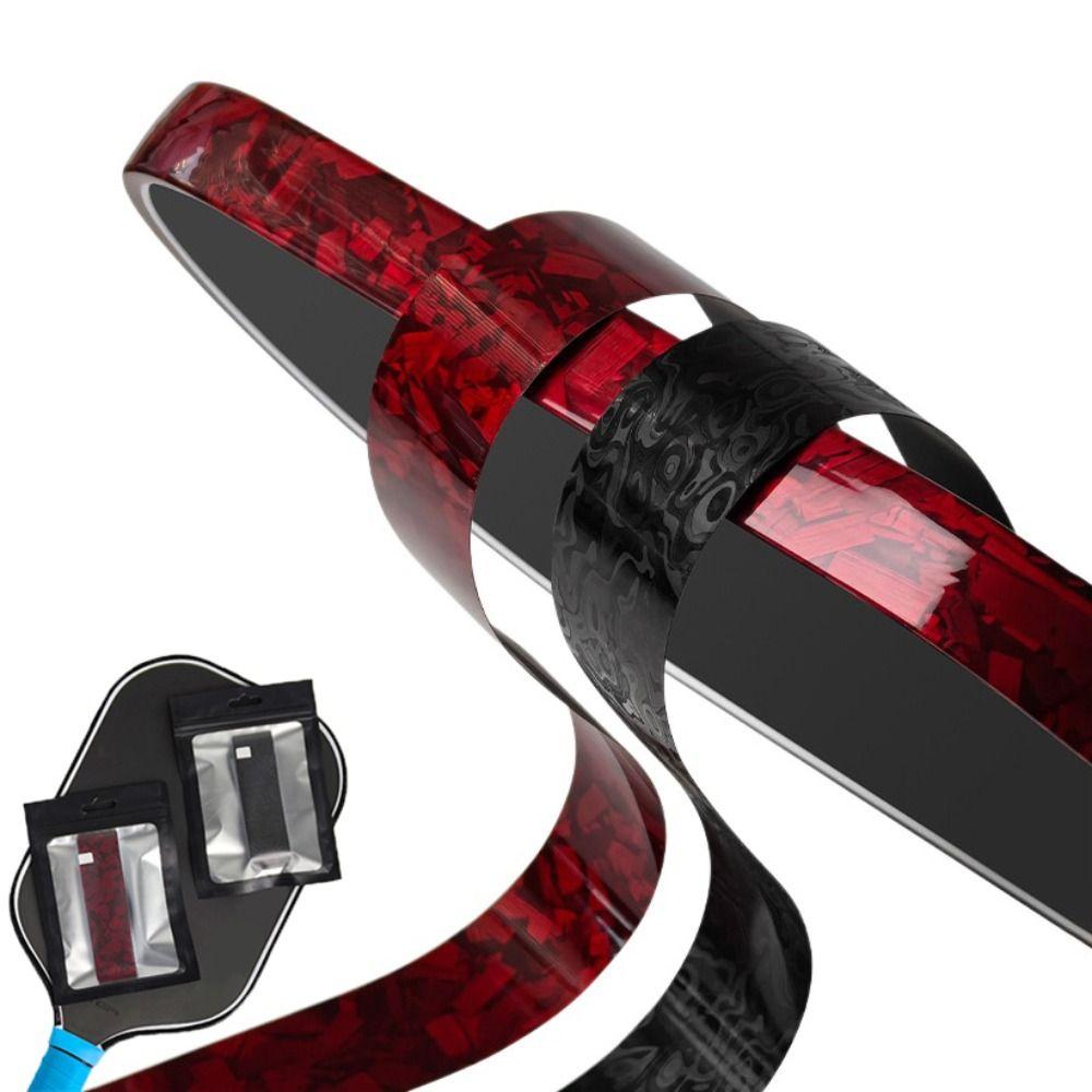 Shock Absorption Pickleball Racket Edge Sticker Scratch-proof Frame Protective Tape Training