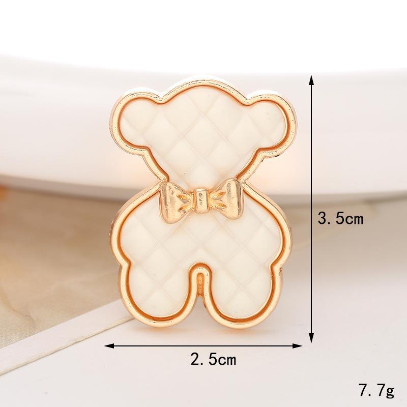 Zinc Alloy Pearl Flower Clog Accessories - DIY Shoe Buckle Decoration