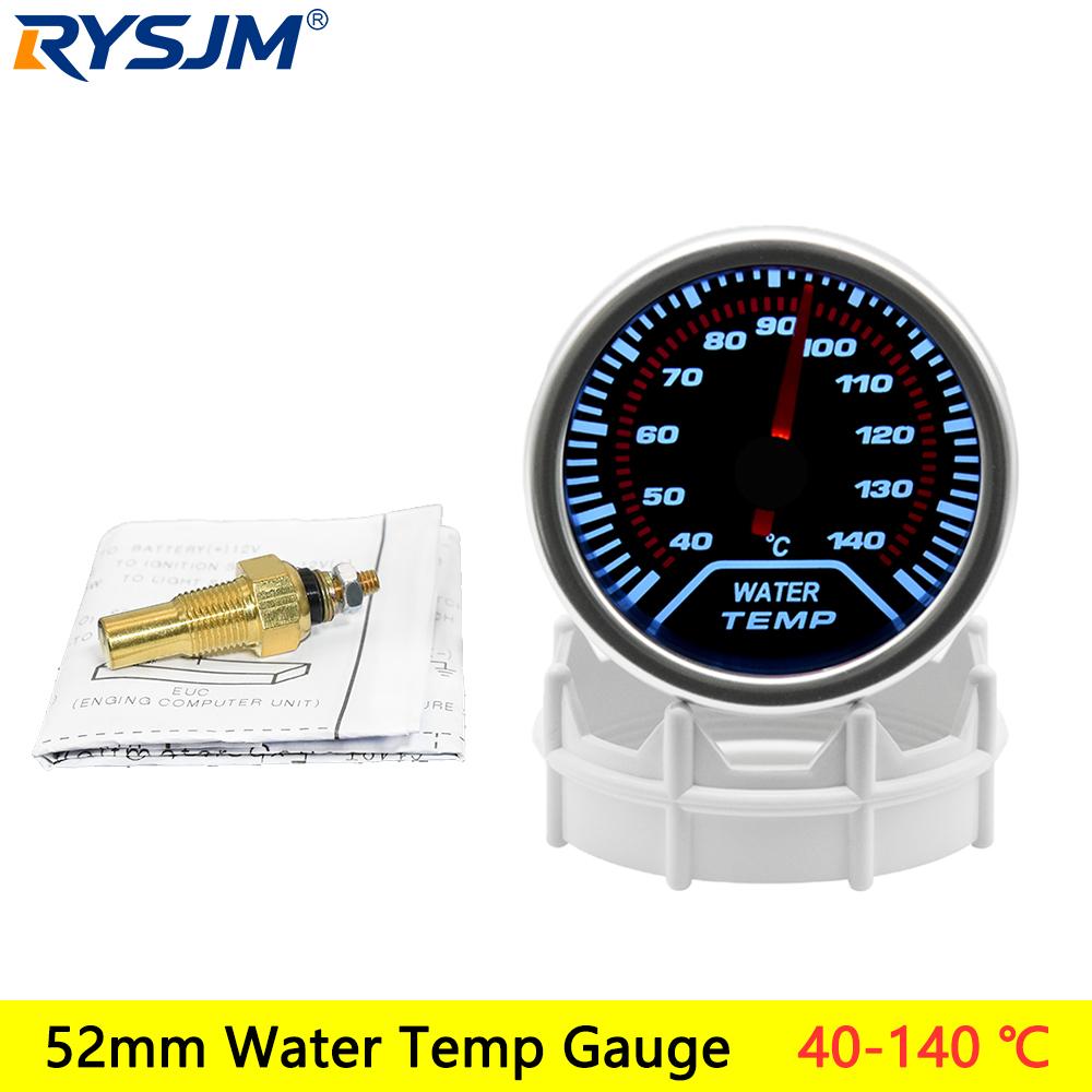 52mm Racing Car Gauge 12V Tachometer PSI Turbo Boost BAR Water Temp Oil Pressure Voltmeter Oil Temperature Air Fuel Ratio Meter