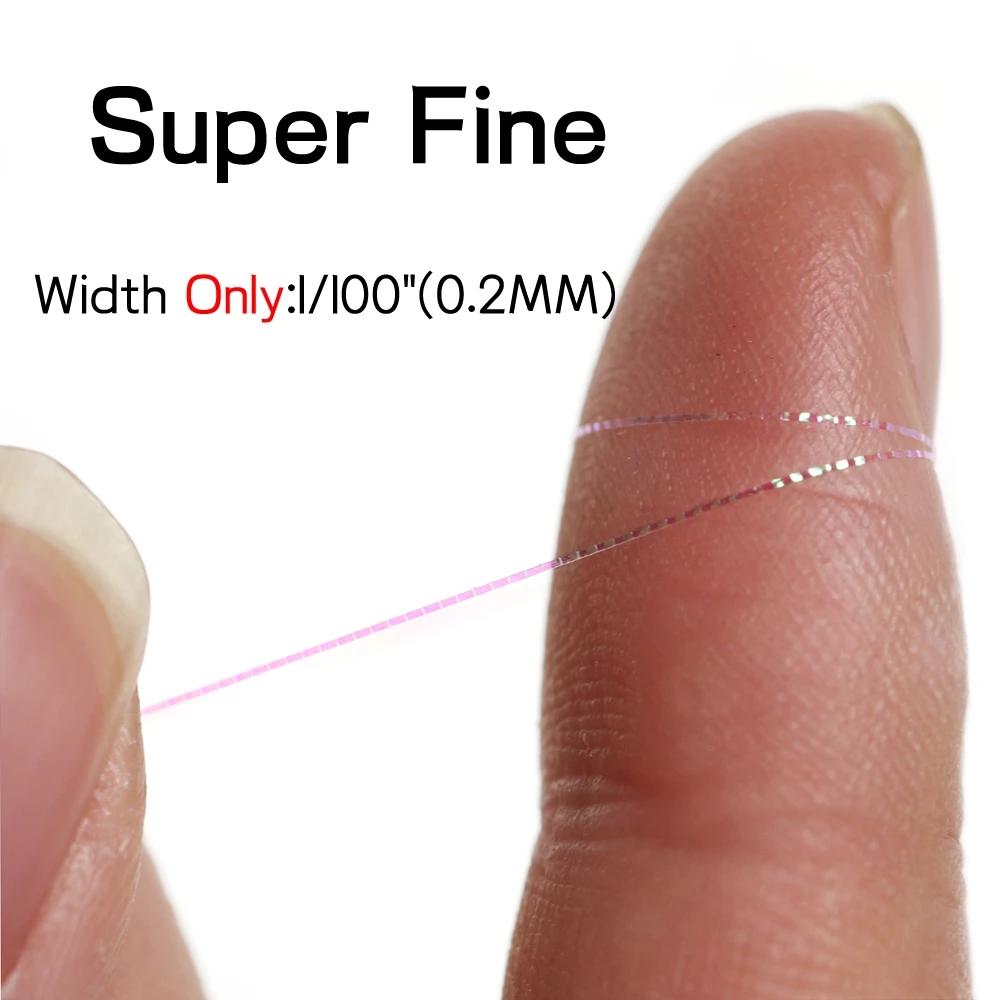 0.2mm Fly Tying Corrugated Lateral Scale Strands Saltwater Flashbou Bucktail Spinnerbait Fishing Lure Bait Tying Material