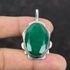 Подвеска с ограненным замбийским изумрудом, подвеска из драгоценного камня, подвеска из стерлингового серебра 925 пробы, антикварные ювелирные изделия, подарки для жены, стильная подвеска, ювелирные изделия ручной работы
