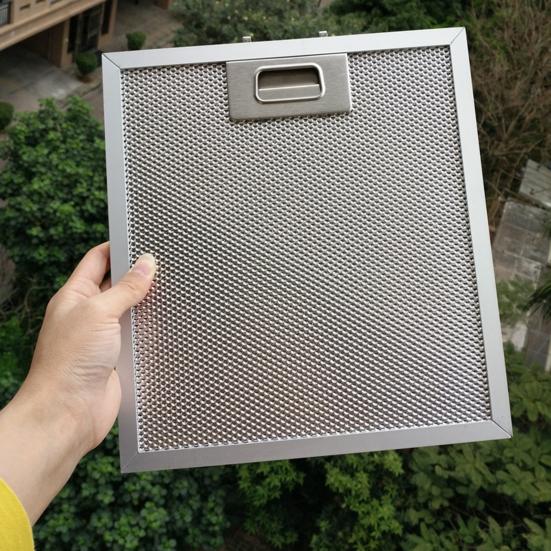 Замена фильтра вытяжки 12,6x10,24 дюйма, алюминиевая сетка, жироулавливающий фильтр для кухни, вытяжной вентилятор, вытяжка, вентиляционный фильтр