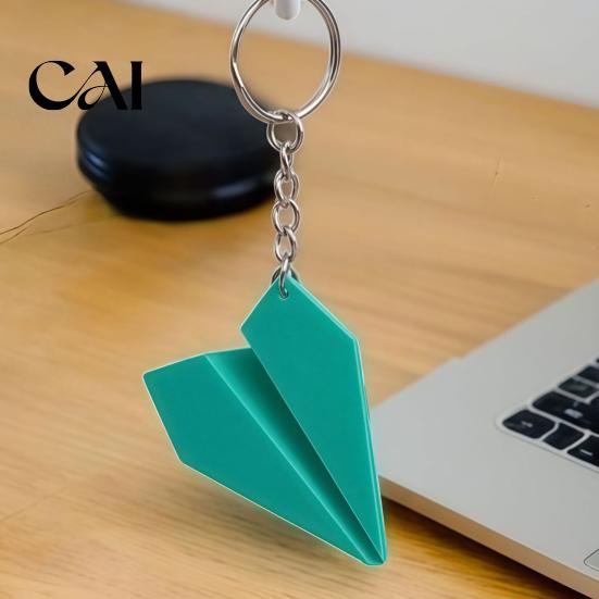 Paper Plane Keychain Plastic Airplane Keychain, Multi-color Car Key Ring, Decorative Accessories for Handbags Backpacks Purses
