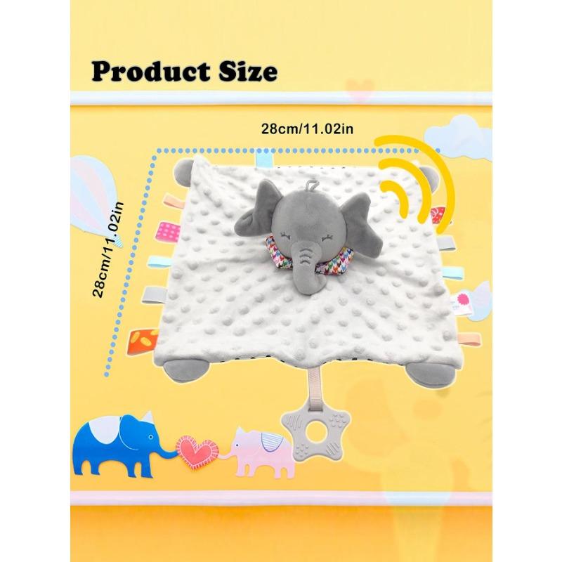 Newborn Baby Plush Stuffed Toys Cute Animal Blanket Comforter Bunny Elephant Soothe Appease Sleeping Towel Baby Gift