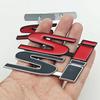 COV1 3D Metal Car Sticker Logo SI Rear Trunk Badge Front Grille Emblem Decals For Honda Civic Fit  CRV Accord Autompbile Acessories