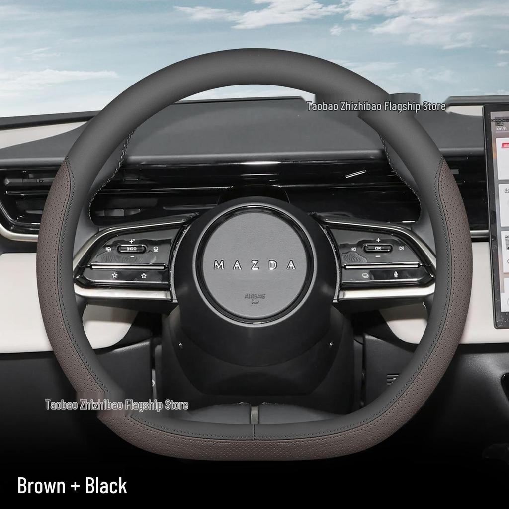 Чехол на руль 2025 Mazda EZ60: Ультратонкое, Нескользящее, Впитывающее пот, Всесезонное Украшение Салона Автомобиля