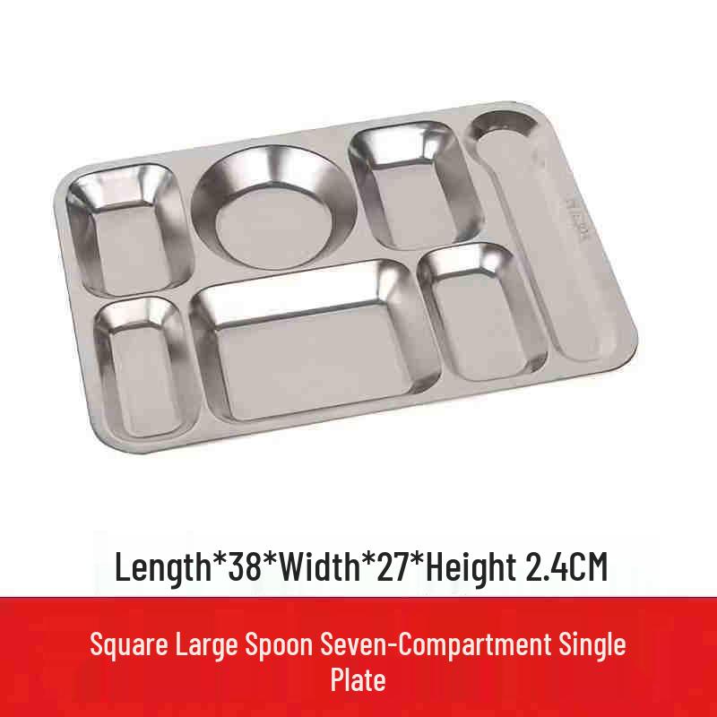 OEING Stainless Steel Compartmented Lunch Tray