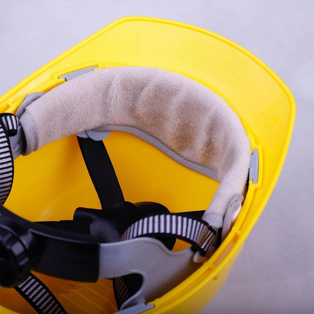 Подушечки для пота для касок, моющиеся подкладки для касок, быстро впитывающие пот, махровые на кнопках, подкладка-налобник с хорошим потоотделением