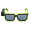 Halloween Christmas Birthday Mosaic LED Glasses Neon Rave Shades  for Adult Kids