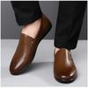 Мужские кожаные лоферы Нескользящие прогулочные балетки Дышащие уличные слипоны Повседневная обувь для мужчин Работа Офис Вождение Кроссовки 2025