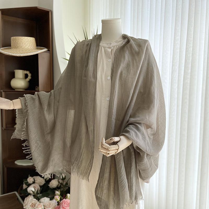 New Spring Summer Women Scarf Solid Casual Lady EMA