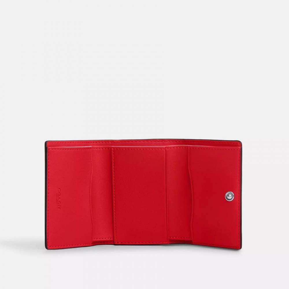 Coach Микро-кошелек Silver Chalk