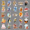 50 Animal Concert Graffiti Stickers Personalized Cartoon Musical Instrument Decorative Mobile Phone Case Waterproof Cup Stickers