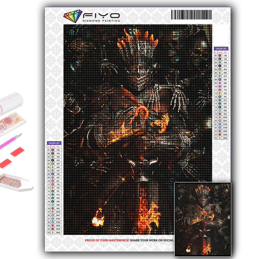 DIY 5D Diamond Painting Game Dark Souls Cross Stitch Kit Full Drill Embroidery Mosaic Art Picture of Rhinestones Gift