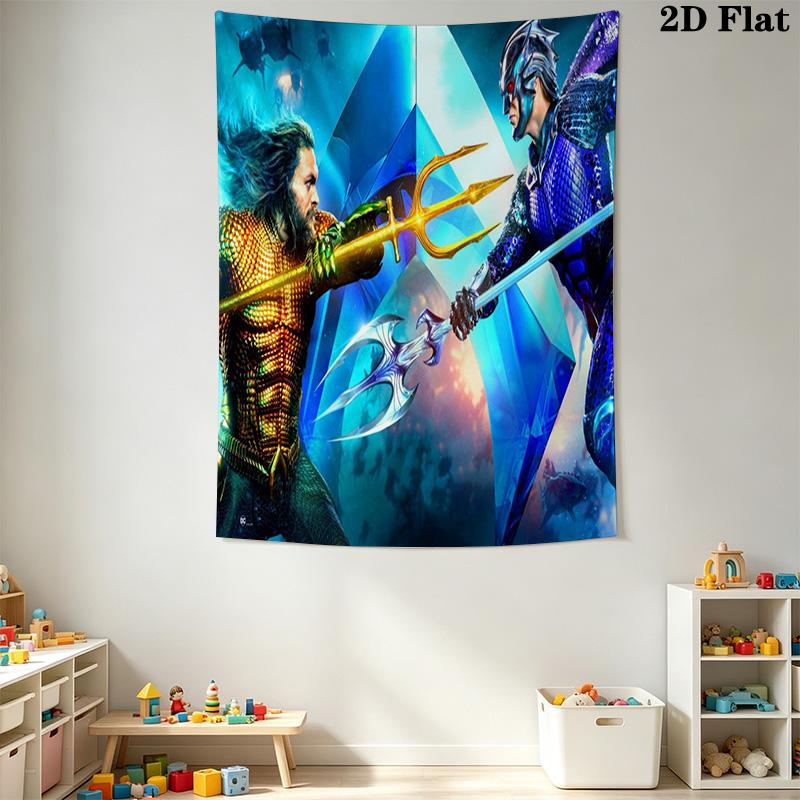 Aquaman Underwater Adventure Threepiece Set 1 Duvet Cover 2 Pillowcase Without Core Christmas Birthday Gift Duvet Cover And Pillowcase
