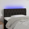 VidaXL LED Headboard Bedroom Furniture Single Bed Accessory Headboard Interior Black 3121940
