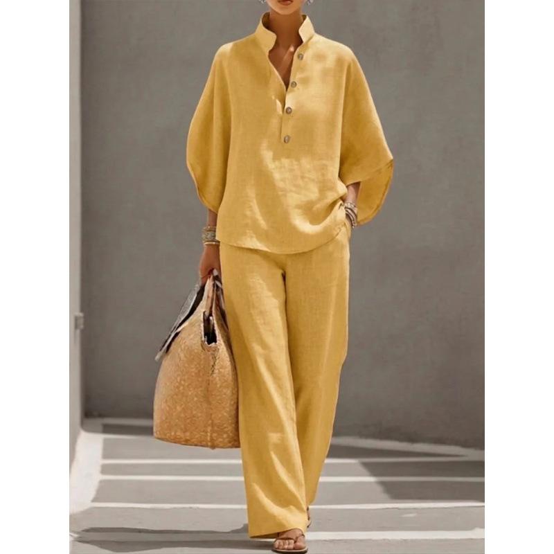 1116 New Women's Shirt Set Casual Urban Suit Women's Clothing