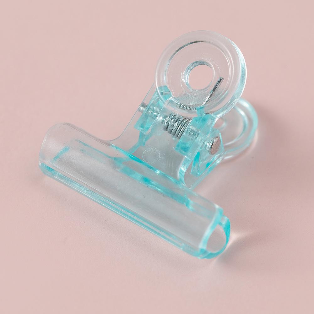 Clear Acrylic Long Tail Clip for Students - Ideal for Organizing Papers, Tests, and Receipts