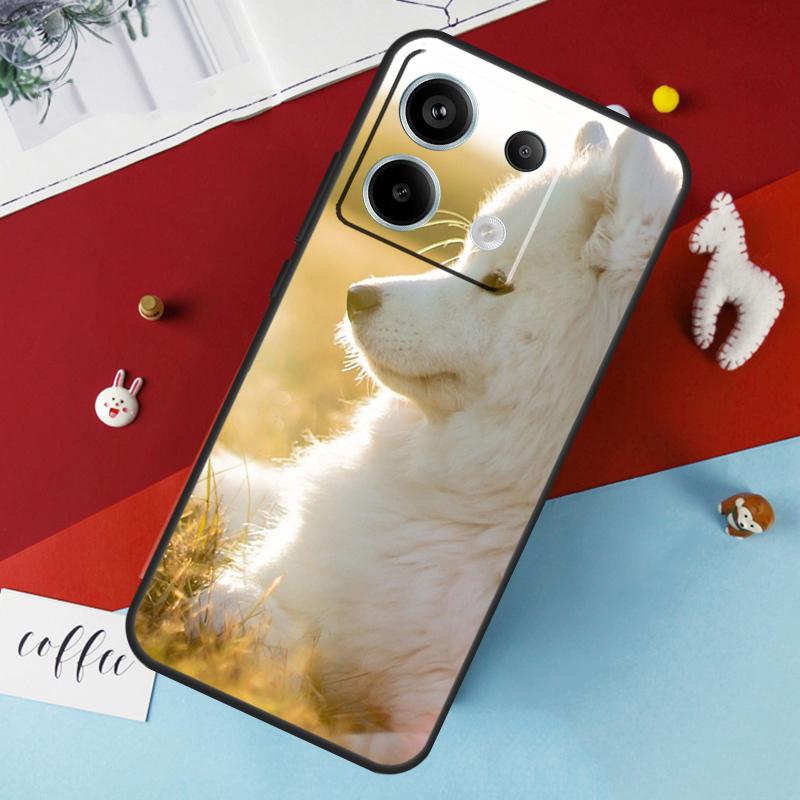 Чехол с изображением щенка самоеда для Xiaomi Redmi Note 12 11 10 9 8 13 Pro Plus 12S 11S 10S 9S 10A 9C 10C 12C 13C