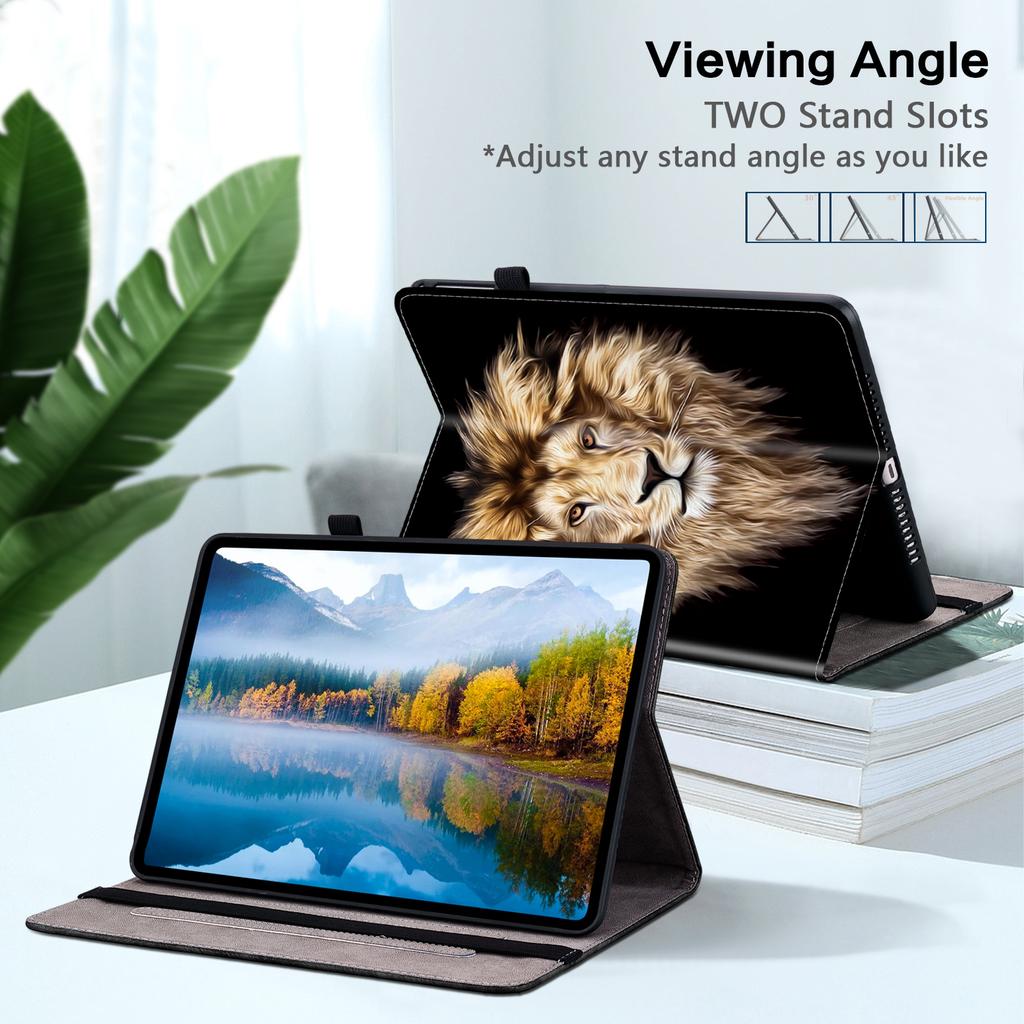 PU Leather Tablet Case for Xiaomi Poco Pad - 11 Styles! Durable, with 2 Stand Slots, Pencil Holder & Card Slots, Flexible TPU Back Cover