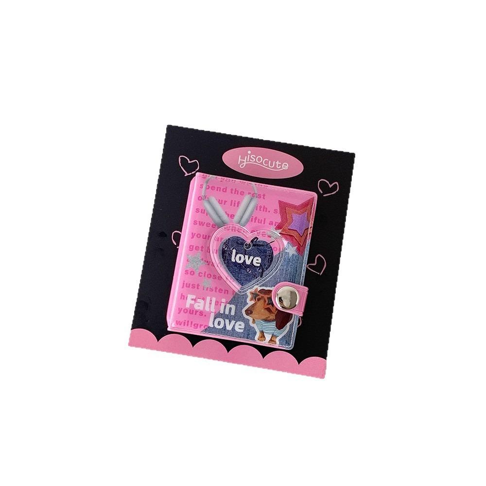 Y2K Mini Photo Album Keychain Idol Card Organizer New Card Holder