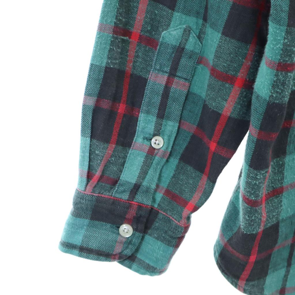 POLO COUNTRY RALPH LAUREN 80-е 90-е Винтажная рубашка из хлопка с длинным рукавом в клетку тартан Мужская Б/у