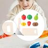 Cutting Toys Color Sorting Set Birthday Gifts Pretend Play Kitchen Accessories Early Educational Toy