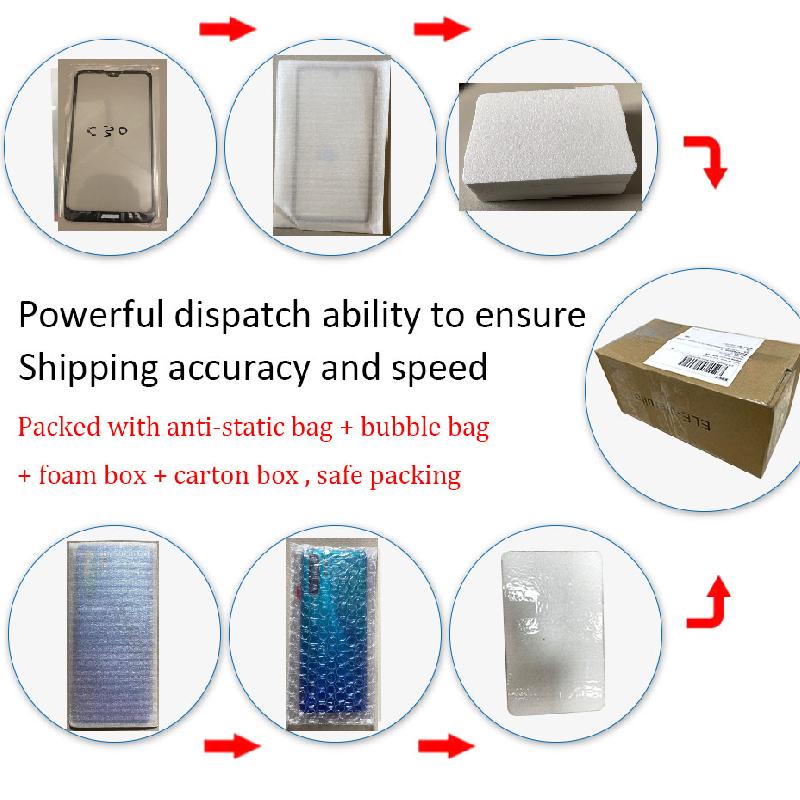 Rear Housing For OPPO Reno 3 Pro 5G PCRM00 CPH2009 Glass Battery Cover Repair Replace Back Phone Rear Case With Camera Lens