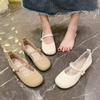 Gentle Evening Shoes Women's Skirt Small Leather Shoes Autumn 2024 New French Retro Thick Heel Mary Jane Single Shoes