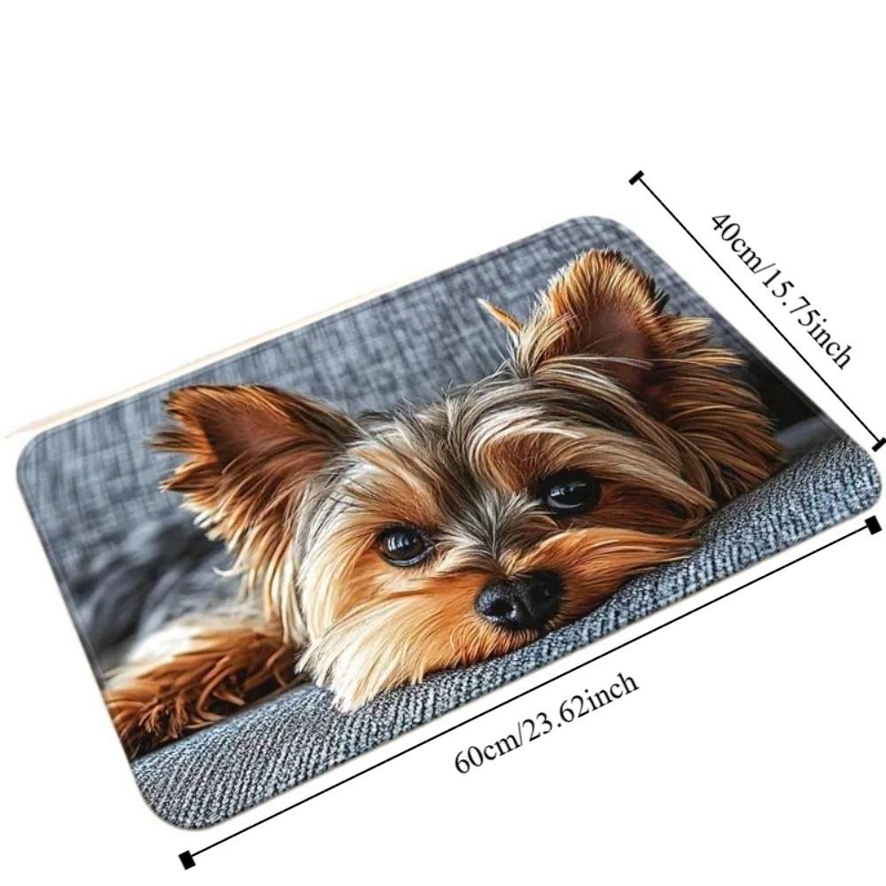 Впитывающий коврик для собаки и кошки Мультяшное животное Коврик на пол для кошки Креативный коврик для ванной Кухня