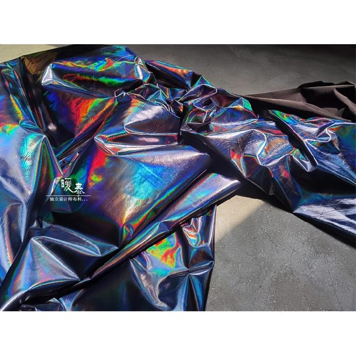 Elastic Artificial Leather Fabric Soft Luster for Diy Sewing Design Background Decoration Fashion Clothing Fabrics Wholesale