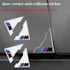 kfwhl7 4Pcs Car Door Corner Cover Bumper Crash Protection Stickers For BMW M5 M4 M3 F20 F40 F22 F30 E90 F32 F10 F06 F07 F46 E60 Z4 G20