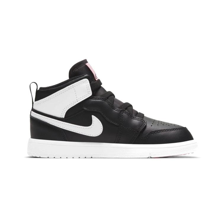 (PS) Air Jordan 1 Mid ALT 'Black White Arctic Punch' Kids' AT4612-061