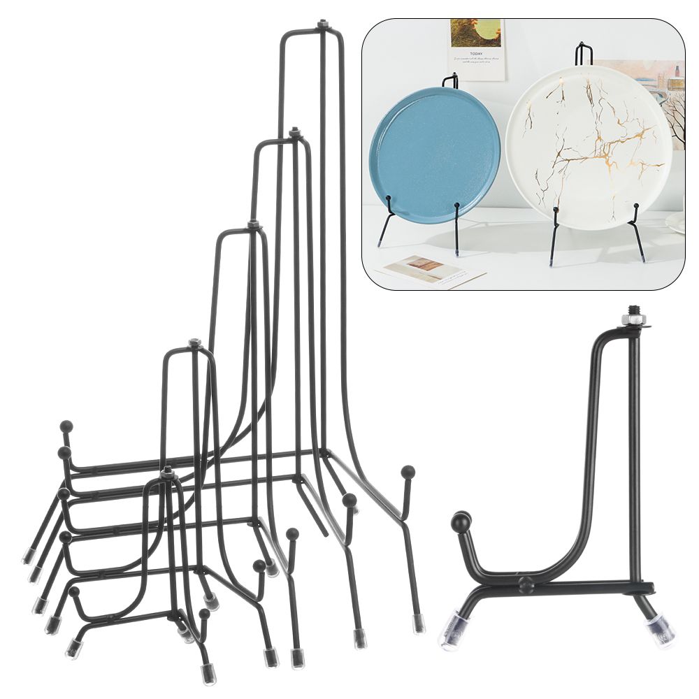 Stand Decorative Plate Photo Frame Decoration Iron Plate Support Decoration Rack Tea Cake Rack