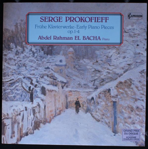 LP Record SERGE PROKOFIEFF ABDEL RAHMAN EL B Fruhe Klavierwerke Op. 14 CA186021 CAPRICCIO Germany Classical Used