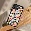 Знаменитый Роскошный Чехол Для Телефона P-paul F-frank Для IPhone 17 Pro 16 Plus 16 Pro Max 15 14 13 12 11 PC+TPU Задняя Крышка