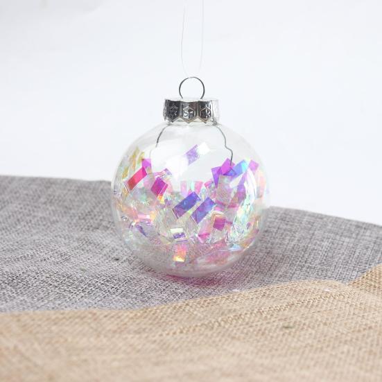 Рождественские шары, декоративные для вечеринки, диаметр 6 см, рождественские шары, подвеска на рождественскую елку, декор для церемонии открытия торгового центра, Рождественский кулон