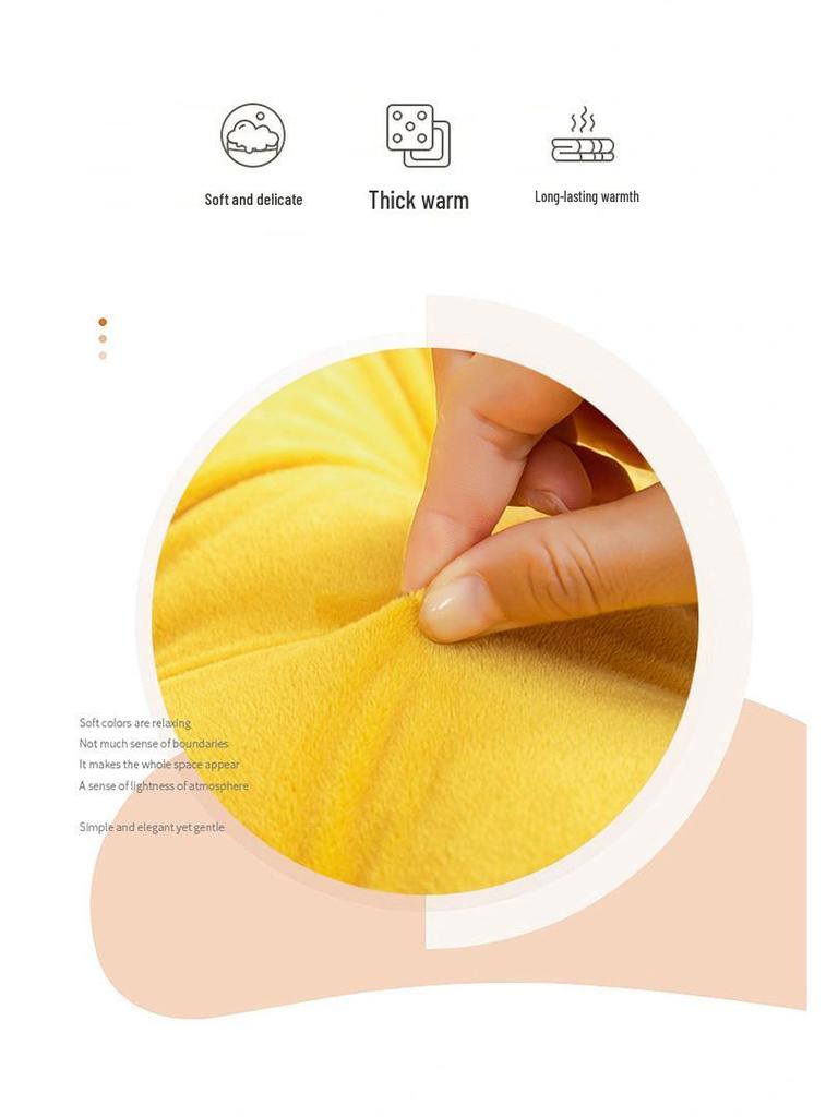 Thickened Student Seat Cushion Backrest - Winter Long-Sitting Office & Dining Chair Pad