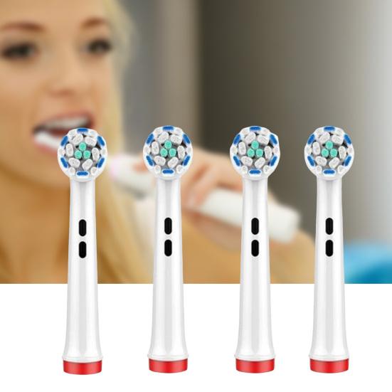 4 шт., головка зубной щетки, мягкая щетина, чувствительный уход за деснами, электрическая зубная щетка, сменная насадка для глубокой чистки