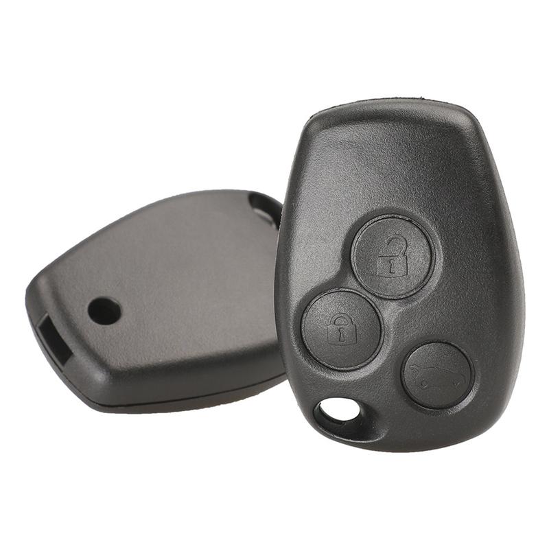 1Pc Black Car Key Case Replacement Case Button Remote Control Cover Keychain For Renault Dacia Modus Clio 3 Twingo Kangoo 2