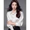 Осенняя новая рубашка женская с длинными рукавами универсальная профессиональная свободная рубашка белая