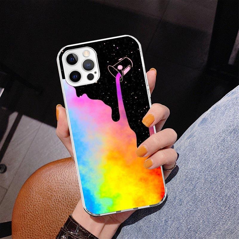 Love Is Love LGBT Rainbow Phone Case For iPhone 17 Air 16 Pro Max 16E 15 + 14 Plus 11 12 13 Mini 7 8 SE Gift Print Cover Fundas
