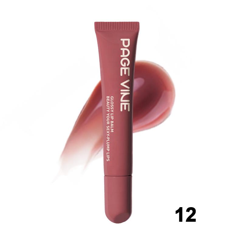 Внешнеторговый полипептидный блеск для губ: Увлажняющий жидкий плампер для губ Масло и вода Легкая помада