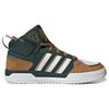 Adidas Neo 100Db Mid Trendy Casual Non-Slip Wear-Sticked High Top Skate Shoes Unisex Skate Shoes Gray Brown GW6747