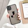 Черный Чехол для Телефона с Цветочным Узором и Матовым Покрытием Для iPhone 15 12 14 Pro Max Чехлы Для iPhone 11 13 pro Задняя Крышка модный Корпус Shell Coque