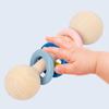 Wooden Musical  HandBell Rattle Toy Educational Wooden Rings Musical Instruments Toy  Baby Toddler